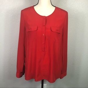 LOFT Button-Down Blouse